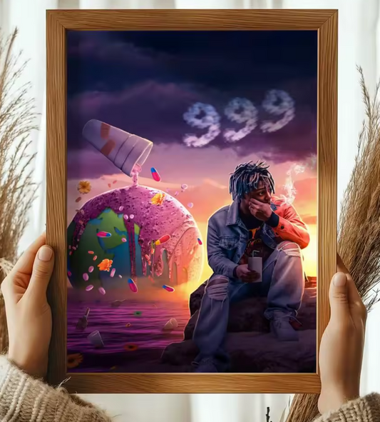 Juice WRLD - Framed Iconic Portrait 20x30